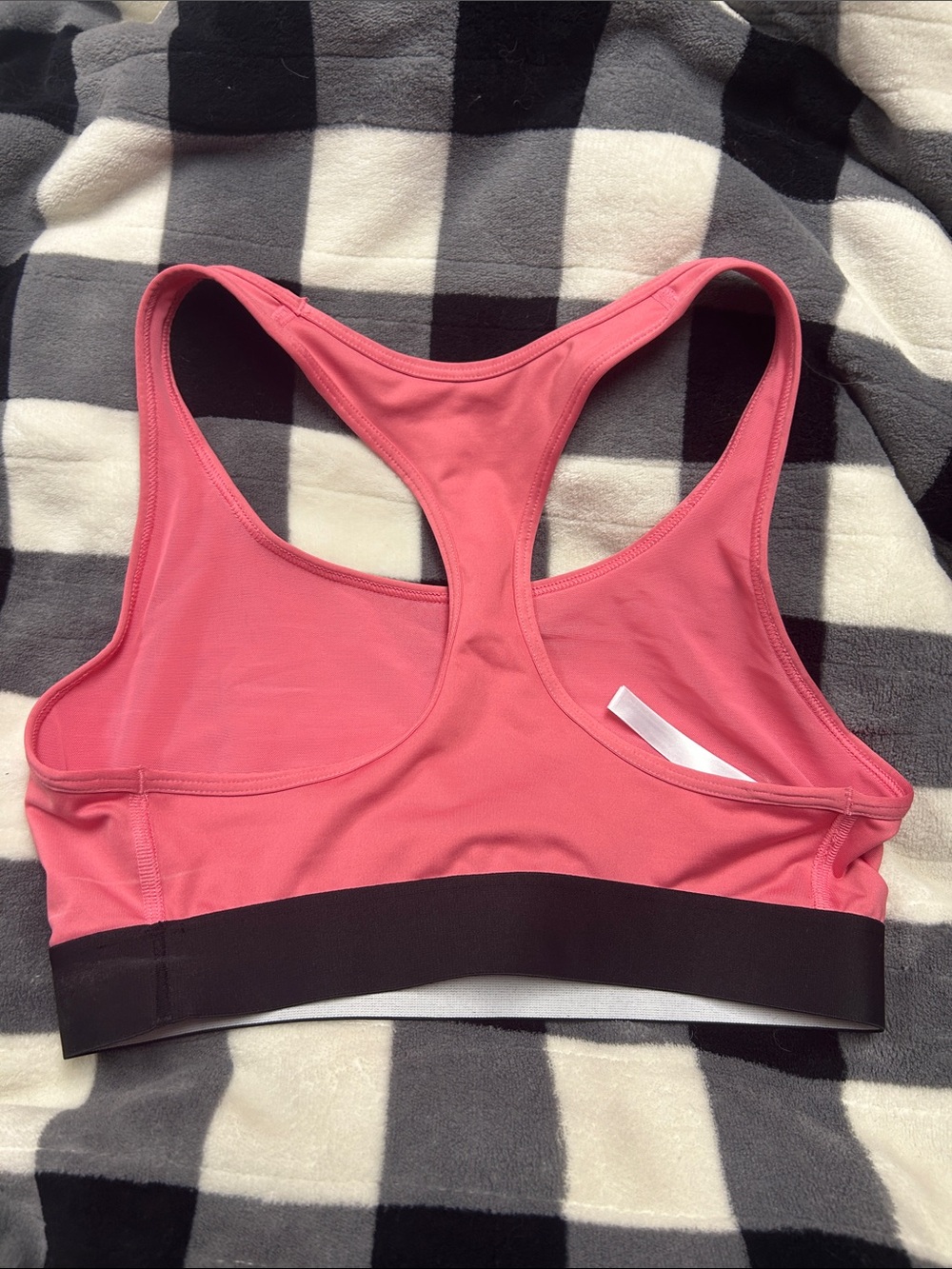 Pink Racerback Sports Bra - Picture 3 of 3